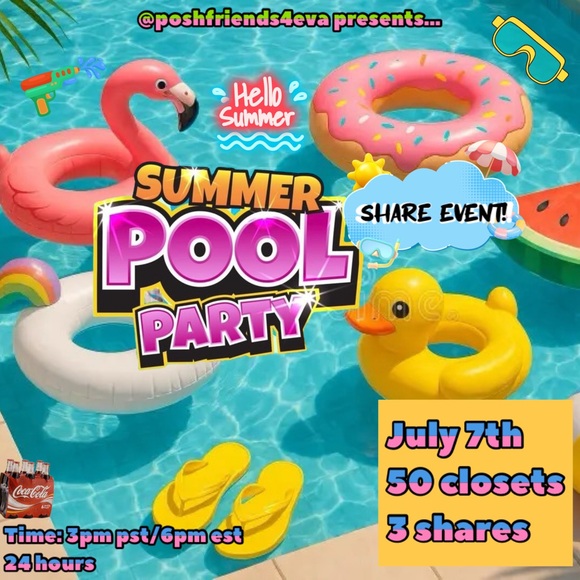Jewelry - EVENT OVER! You guys rock! 💕 FINAL ROSTER! 🤿 Summer Pool Party! 💦
